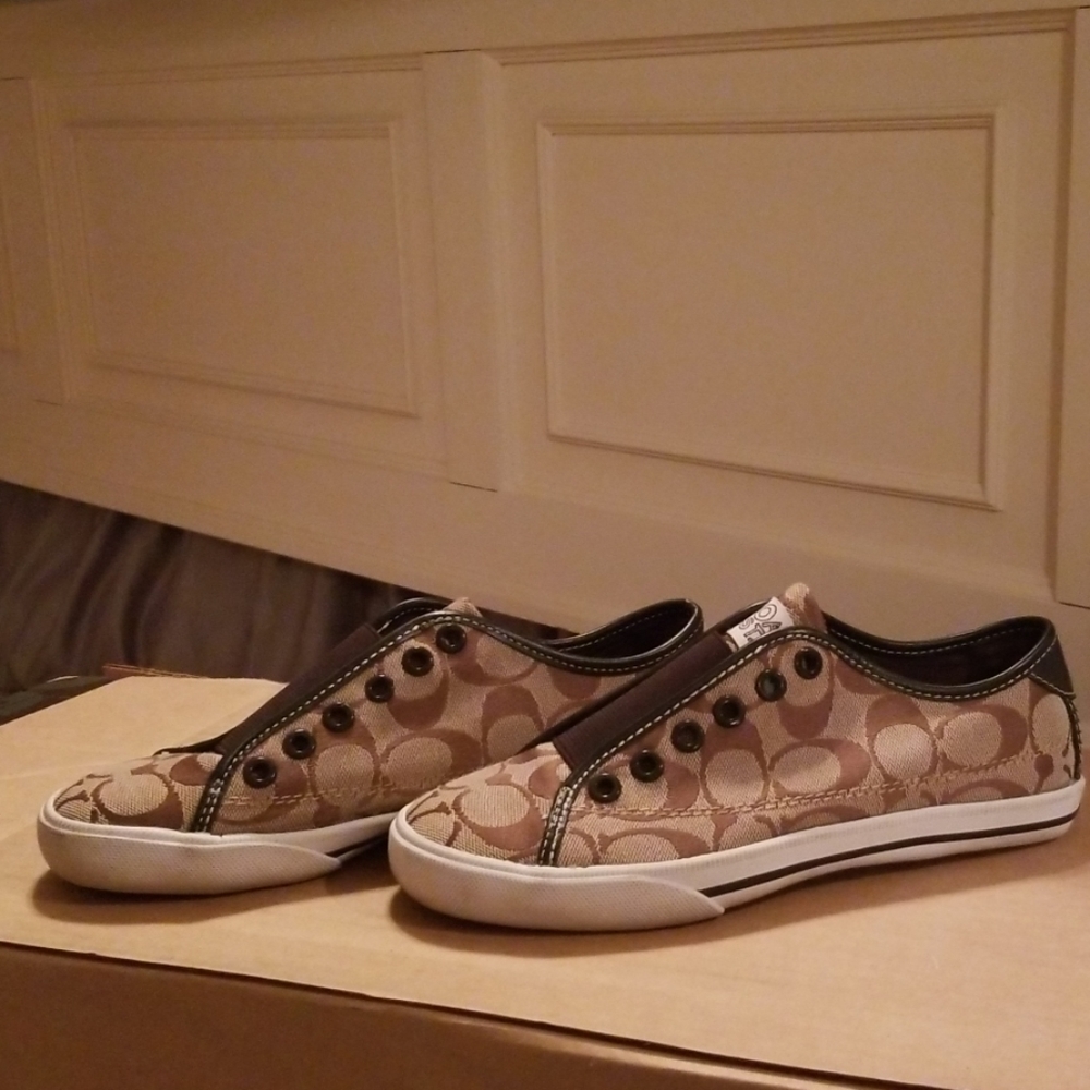 Coach slip on sneakers